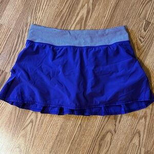 Lululemon Pace Setter Skort, purple, size 6